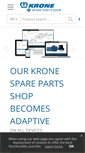 Mobile Screenshot of krone-trailerparts.com